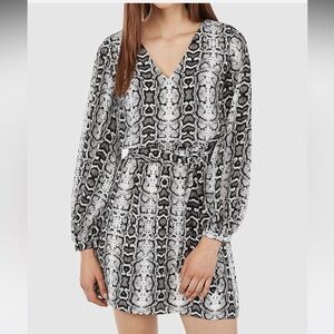 EXPRESS Snake Print Dress